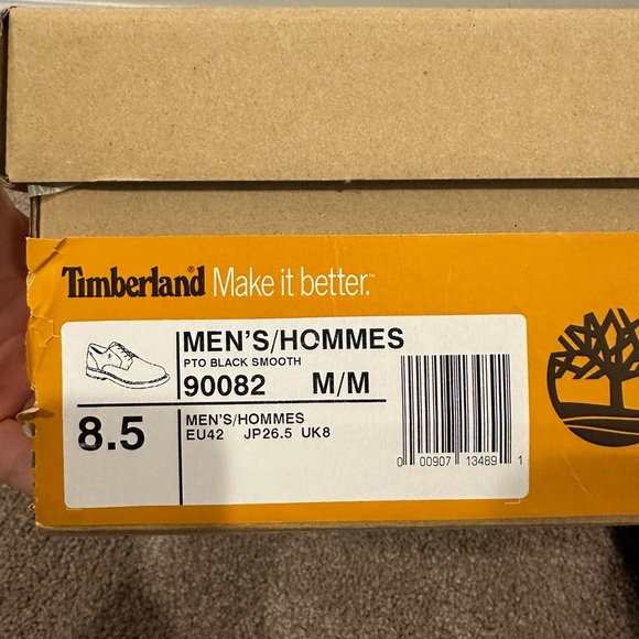 Timberland Waterproof Black Leather Boots - Size 8.5 Men’s - New in Box main image 6